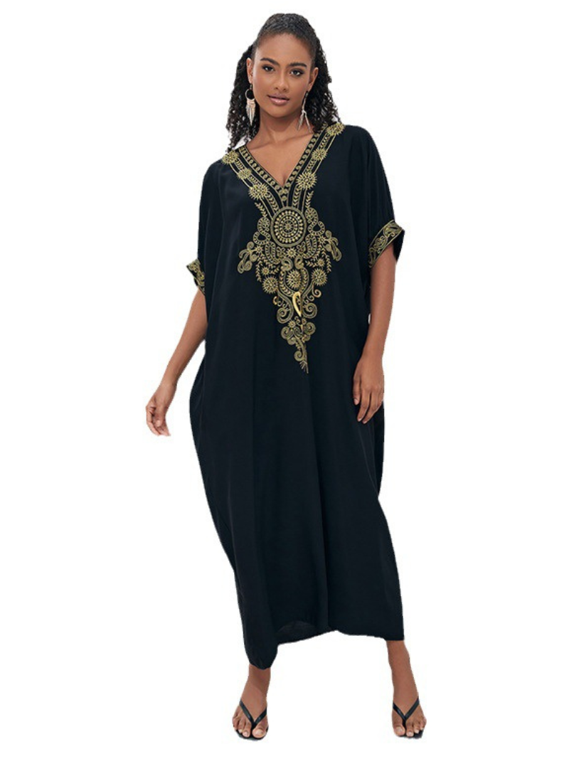 Women's  Embroidered kaftan dress