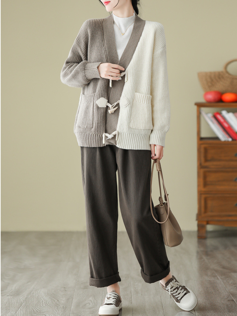 Women's long sleeves Cardigan