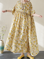 Sunlit Weekend Maxi Dress — Relaxed, Flattering Cotton Linen Comfort Style