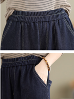 Summer feminino Perfeito e confortável Baggy Bottom Bottom