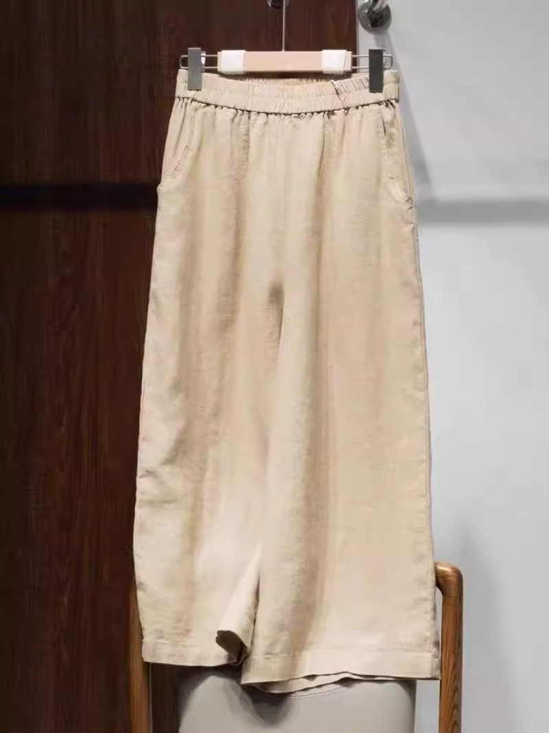 Couleur solide confortable et à la mode des femmes à jambes droites