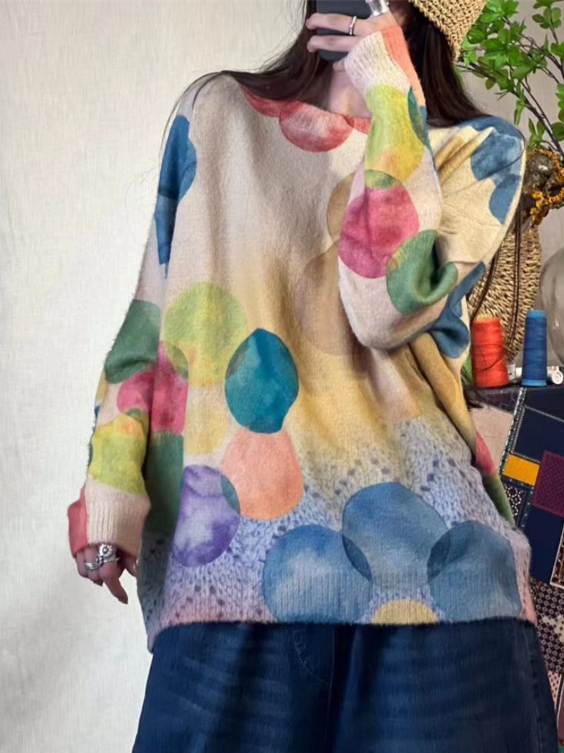 Women's Printed Sweater