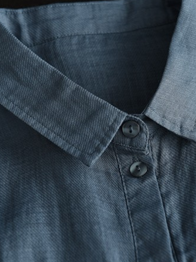 Women's Button Up T-shirt Top 