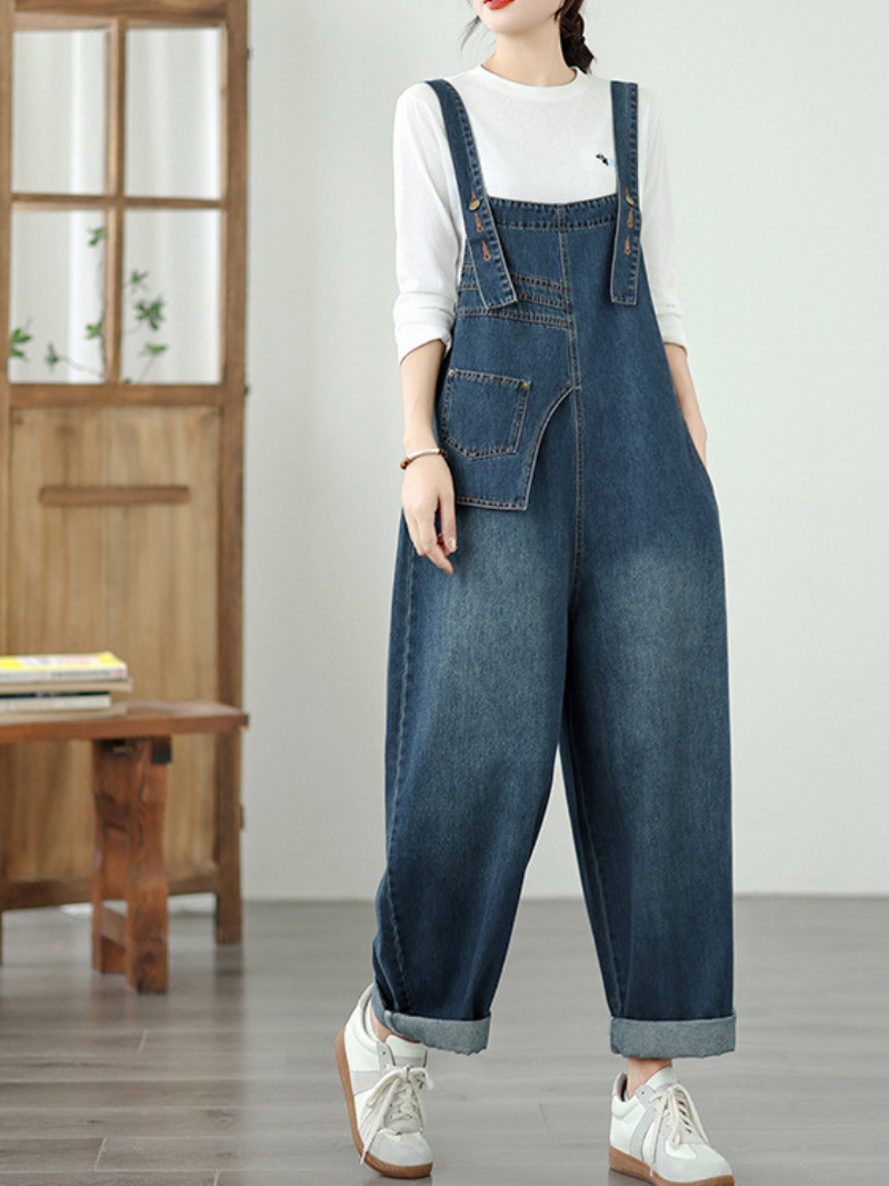 women's Denim Overalls