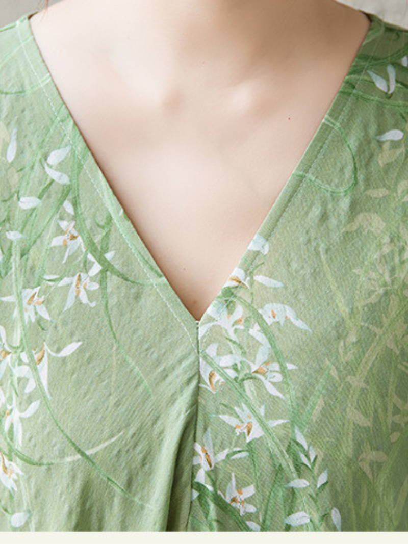 Women's V-Neck Dress 