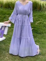 Romantic Evenings and Brunches Maxi Dress — Flowy Chiffon, Effortless Elegance