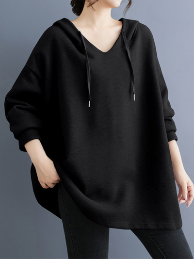 Women's Comfortable Everyday Wear Hooded Sweater