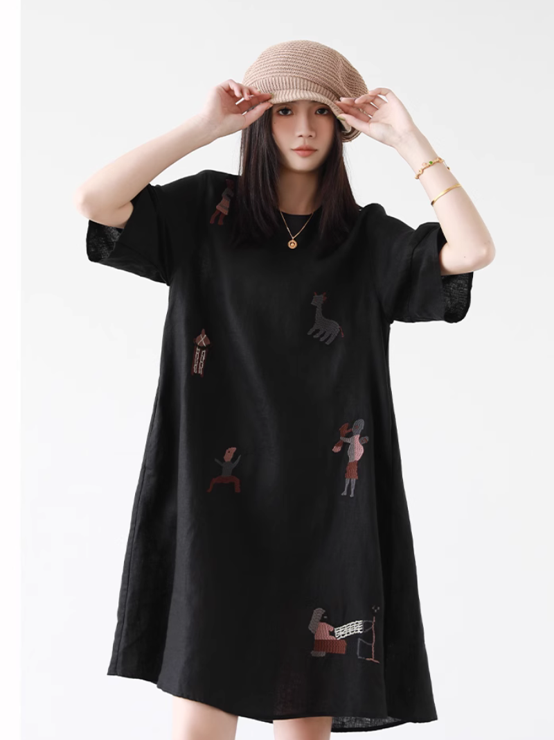 Women's Perfect Comfy Printed  Dress