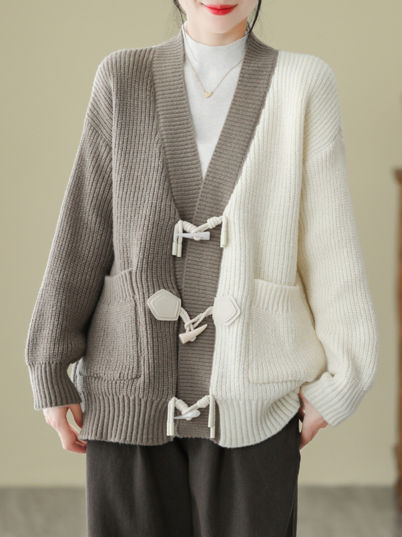 Women's front pocket Cardigan