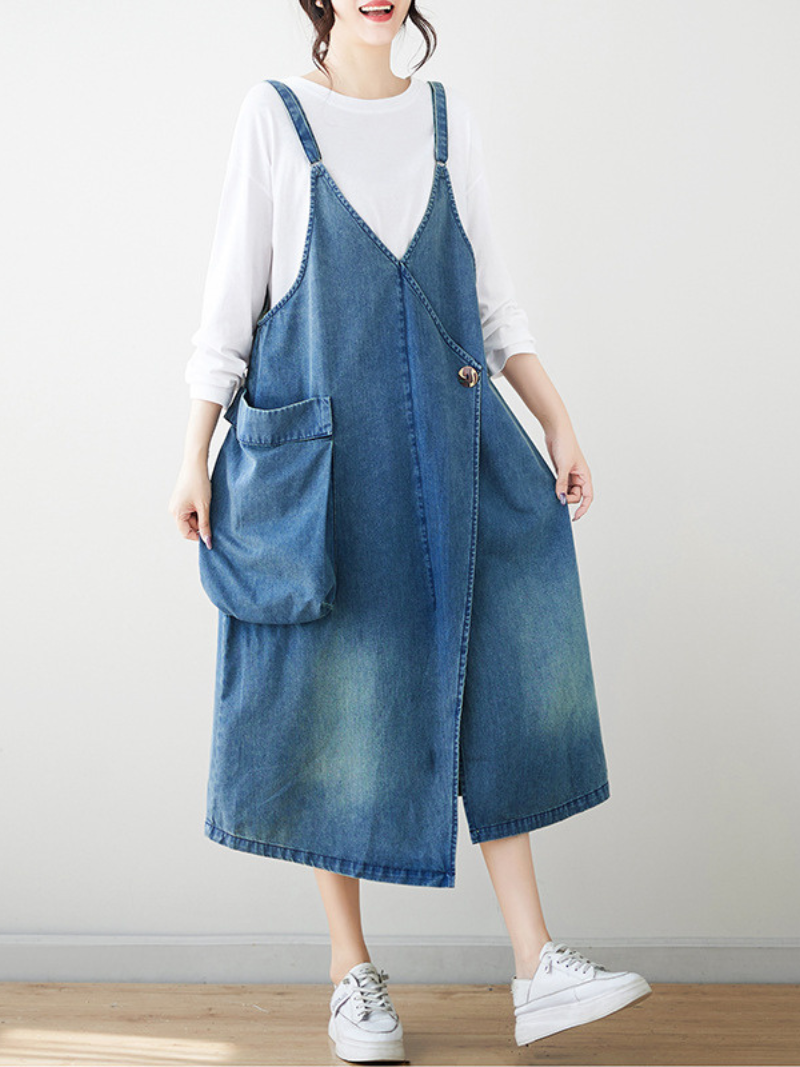Women's Summer Fashionable Cool Loose  Type Jumpsuit Dress
