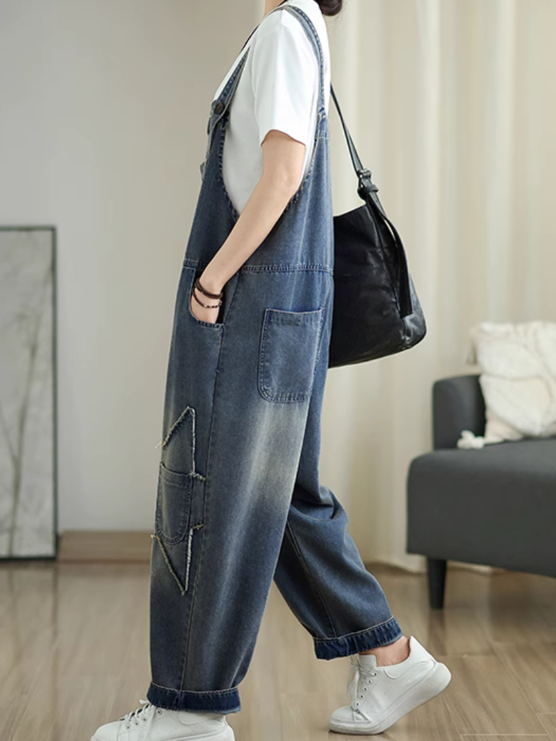 Women's Perfect for Weekend Wear Star Style Dungarees