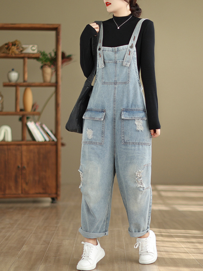 Women's  blue Overalls Dungaree