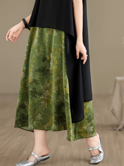 Women's Party Wear Casual Stylish Printed A-Line Dress