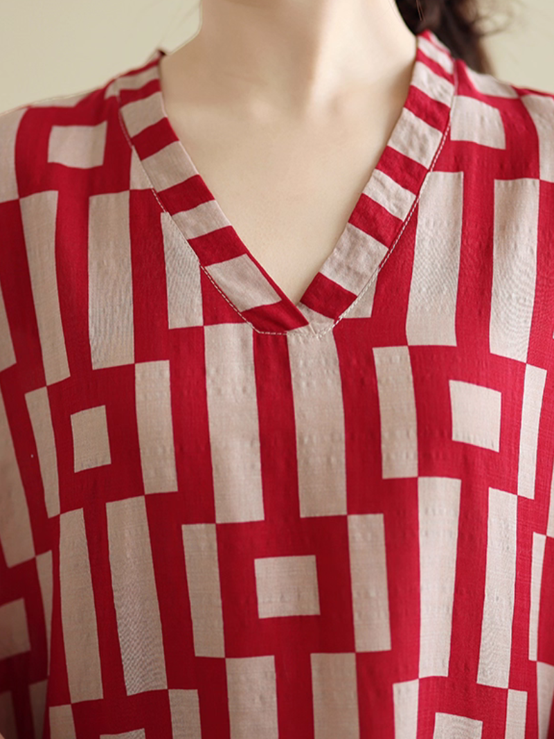 Women's V-Neck Dress 