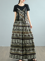 Trendy Printed Loose Overalls Jumpsuit for Women | Eva Trends