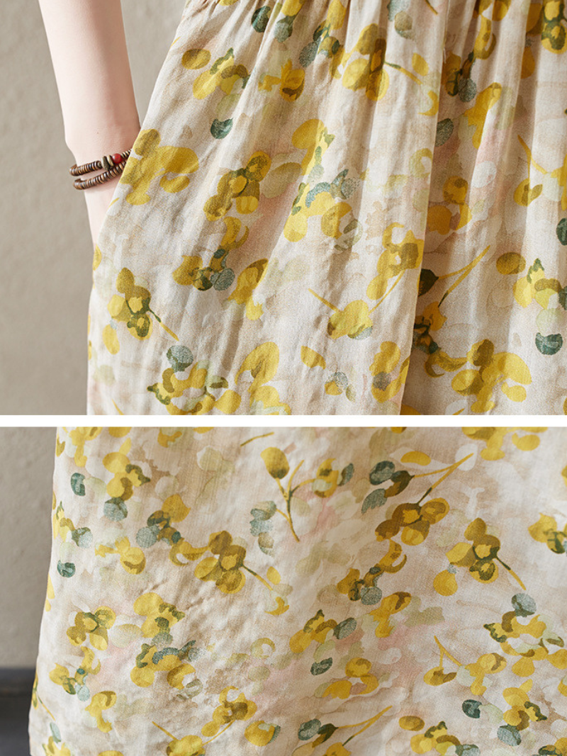 Sunlit Weekend Maxi Dress — Relaxed, Flattering Cotton Linen Comfort Style