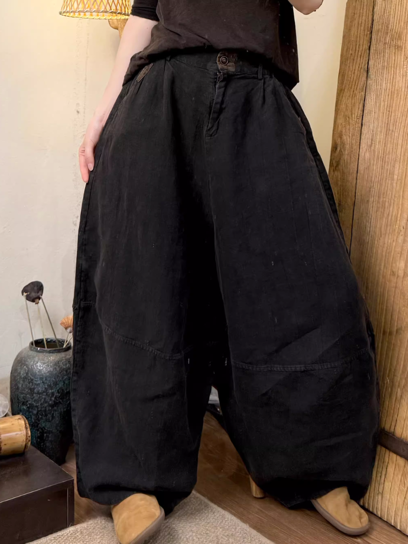 Women's Black Loose Dress 