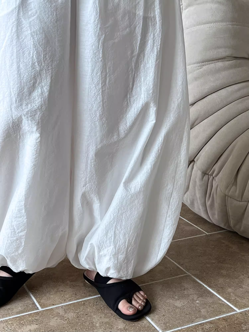 Women's Summer Lightweight High Waist Loose Bottom