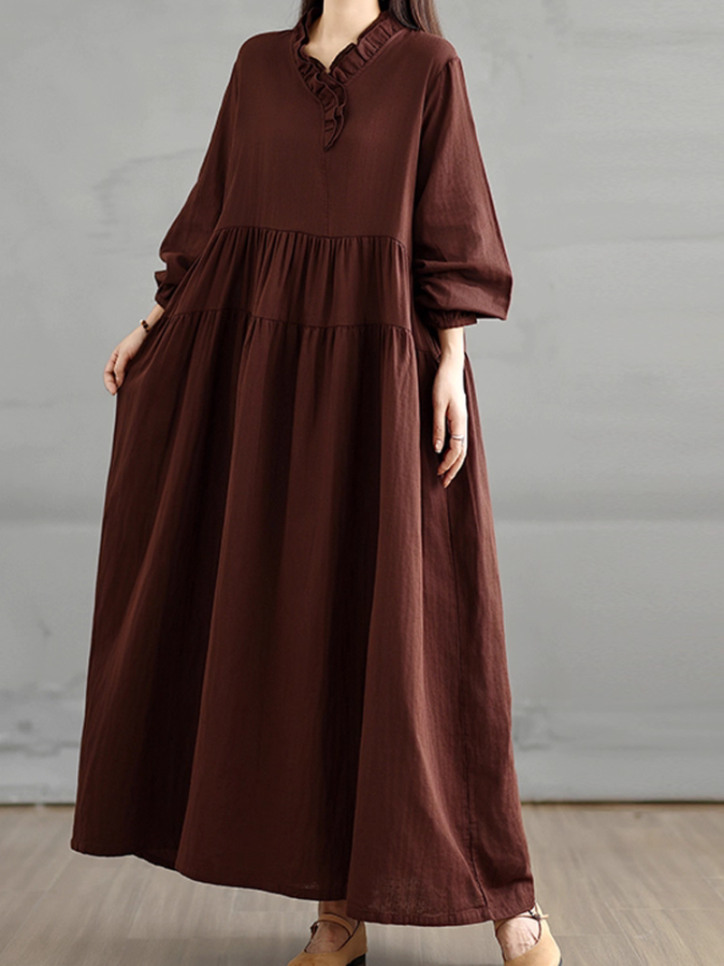 Long sleeves dress for women