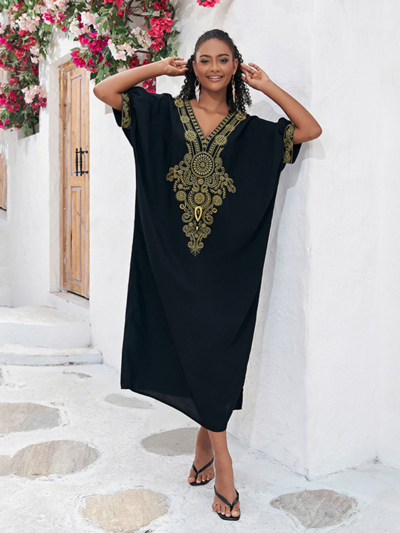 Women's Half Sleeves kaftan dress