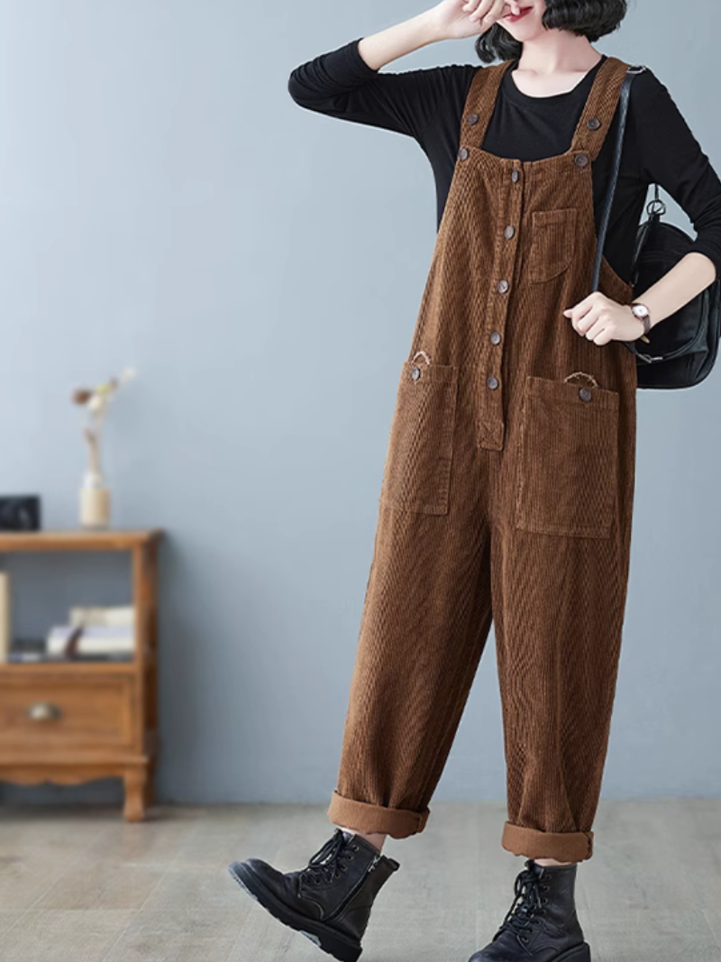 Baggy Dungarees - Casual Street Style | Eva Trends