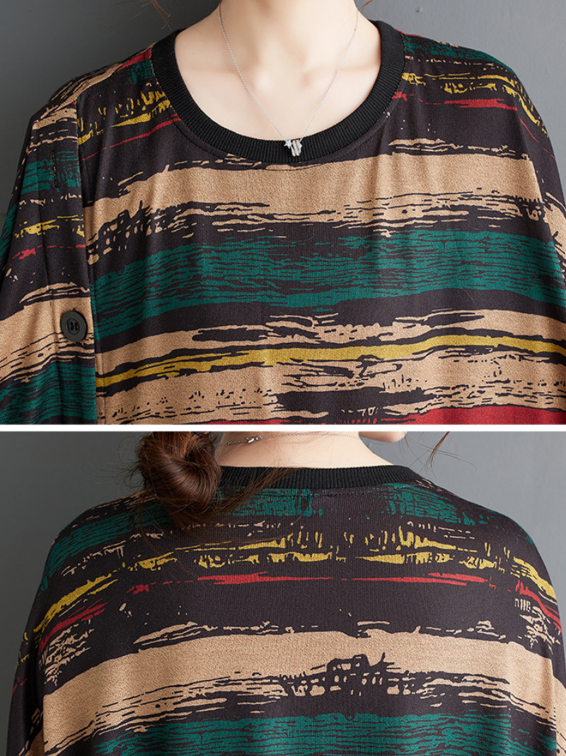 Women's Round Neck A-line Dress