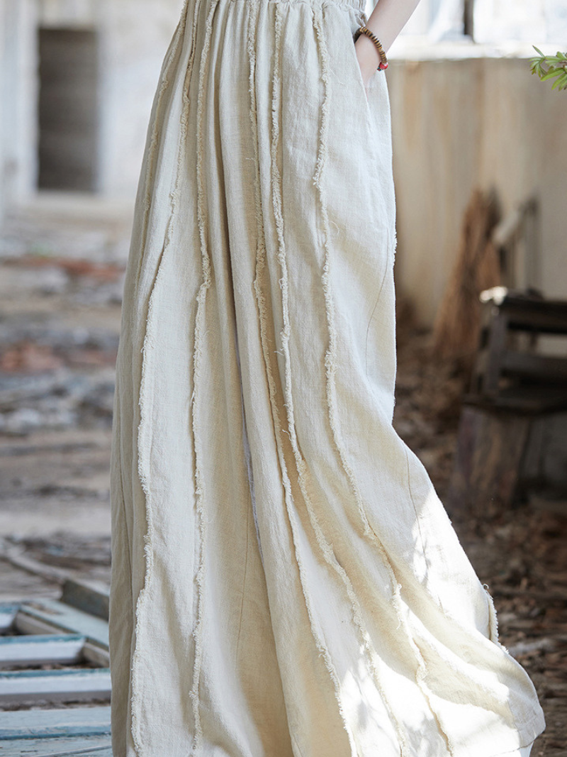 Long, light-colored skirt Bottom