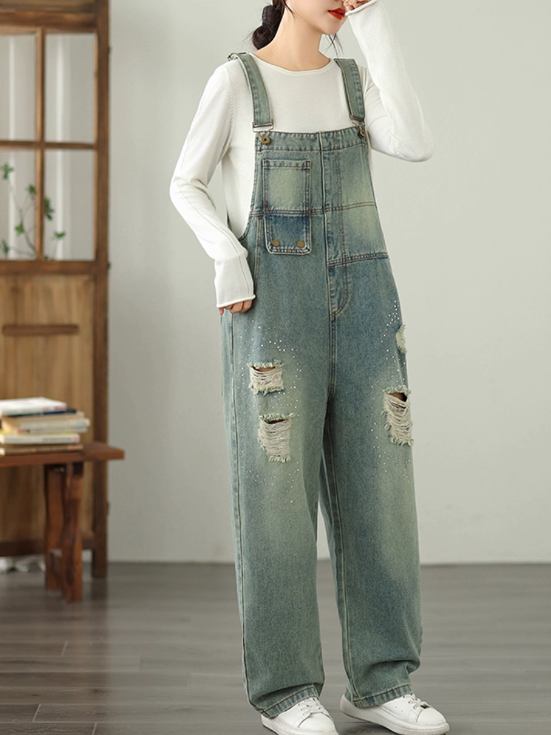 Women's Loose Dungaree 