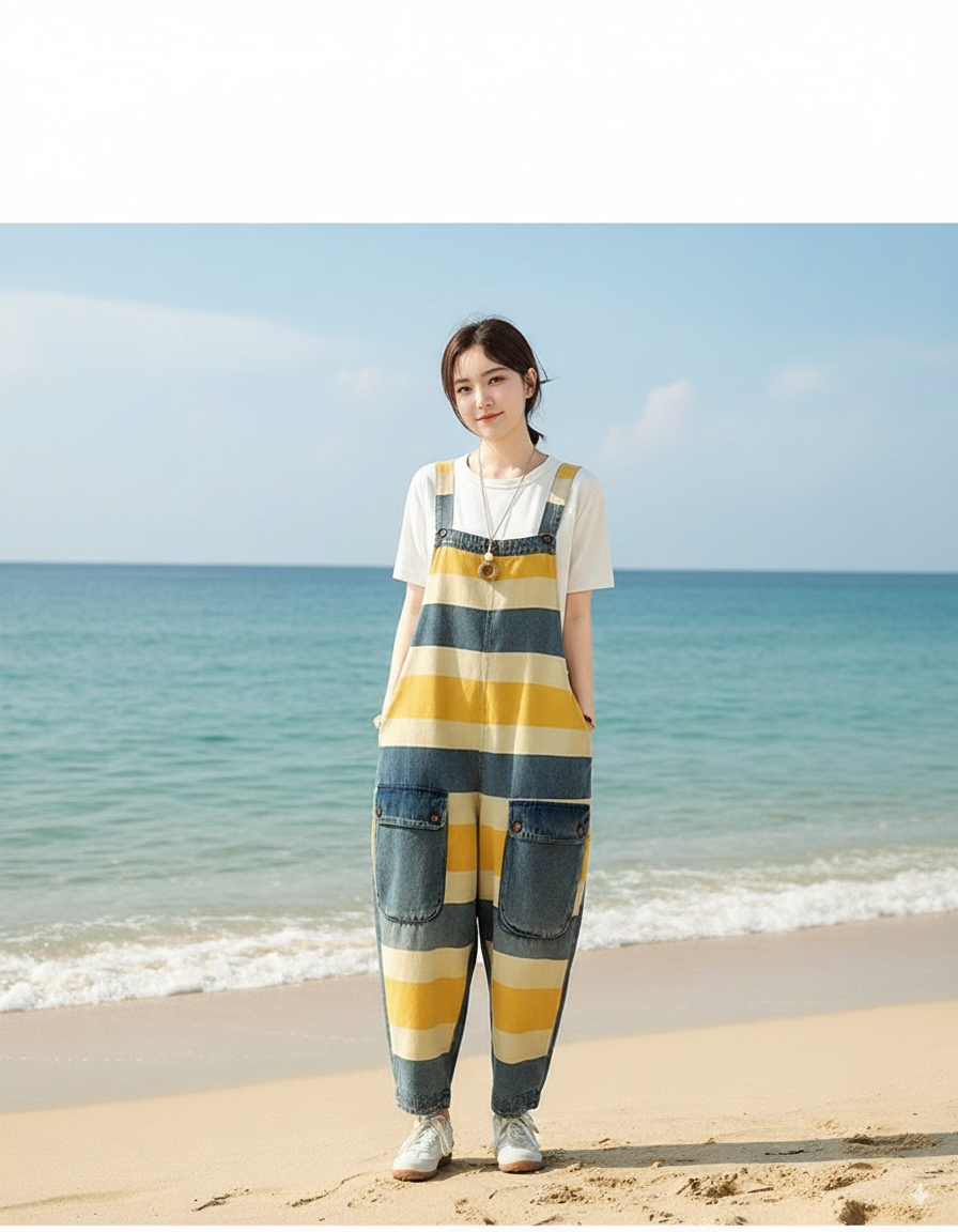 Women’s plus size vintage dungarees