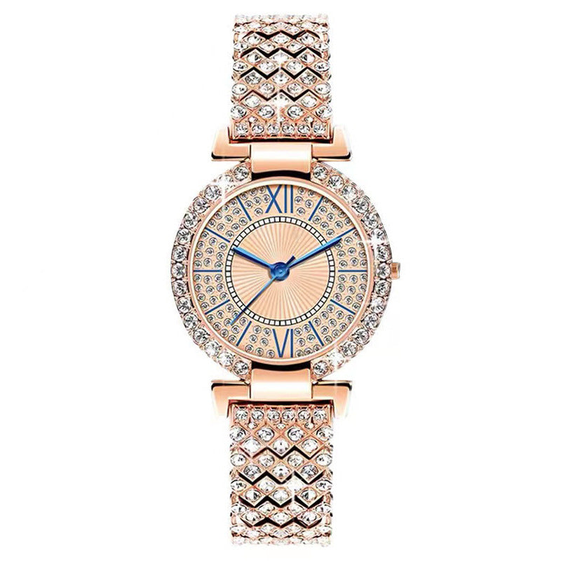 Full Diamond Mesdames Watch Watan Watch Quartz Watch Bracelet Watch