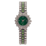 Relógios femininos Bracelete de diamante colorido Relógios britânicos de diamantes na moda