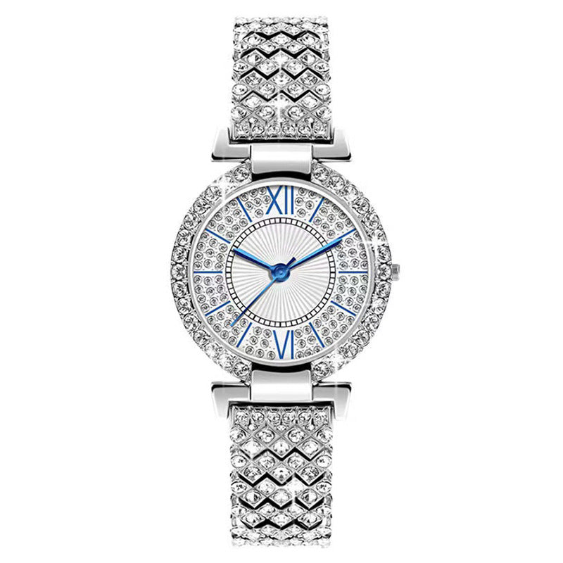 Full Diamond Mesdames Watch Watan Watch Quartz Watch Bracelet Watch