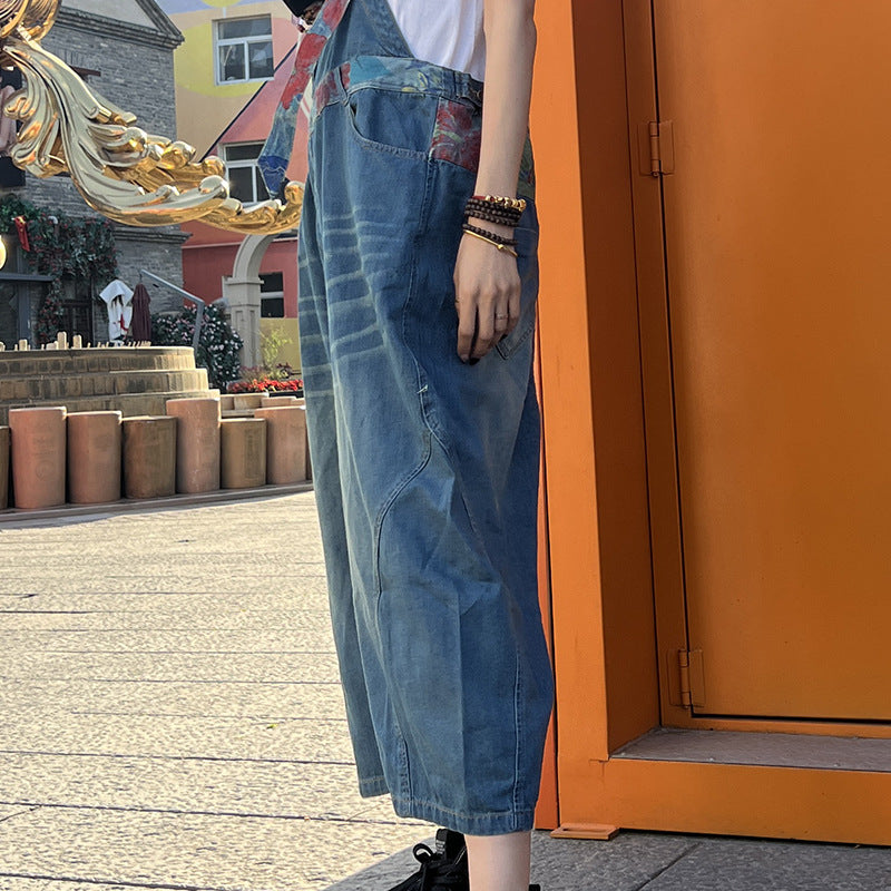 Women's Comfort and Soft  Pockets Bib's Dungarees