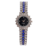 Relógios femininos Bracelete de diamante colorido Relógios britânicos de diamantes na moda