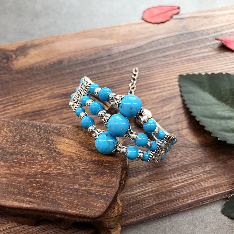 Bracelet bohème en pierre à la main rétro