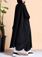 Batwing-Sleeves Logo Cape Casat