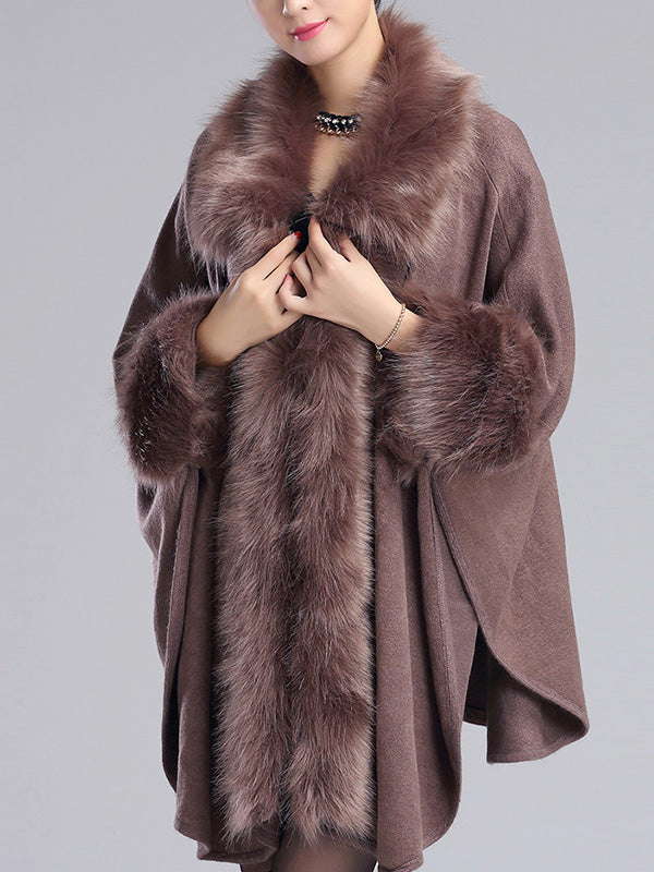 Vintage mate guro poncho plus taille de cape cardigan