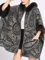 Cardigan de capa de tamanho alto e macio amável