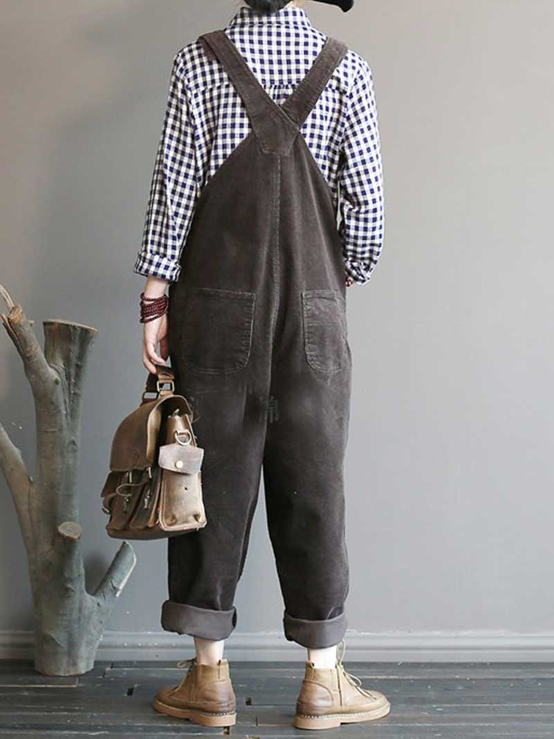 Dungarees cotton denim ,vintage retro style overall, Adjustable straps, plain overall, Double side Pockets