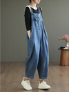 Women's Blue Overalls