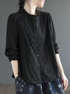 Women's Cotton Black Top