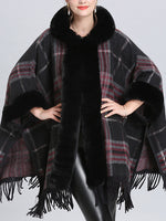 Cardigan de pescoço de borda de borda extravagante