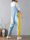 Dungarees cotton denim,  Trousers, vintage retro style overall, Adjustable Straps