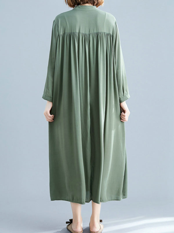 Elle est toute robe de chemise midi tiki