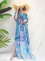 O vestido maxi bohemiano de estilo étnico de Taylee