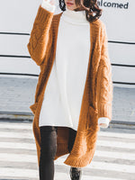 Meu coração! Cardigan de tricô