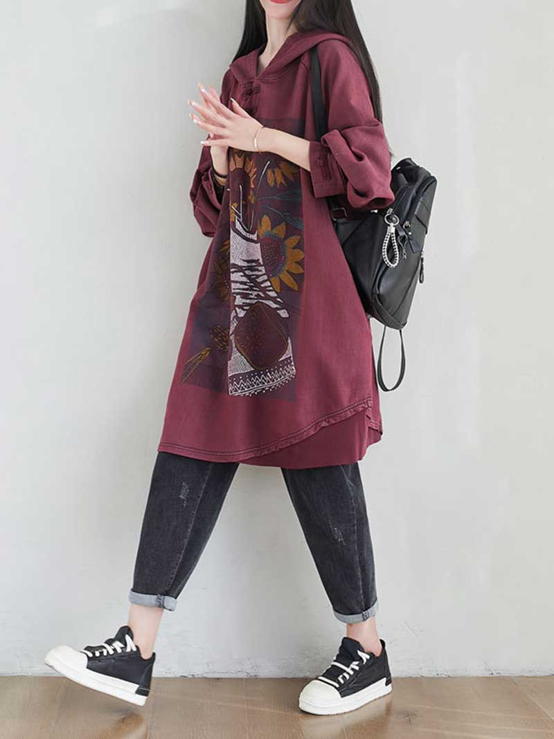 City of Stars Floral Print Cabin Pull MIDI Robe