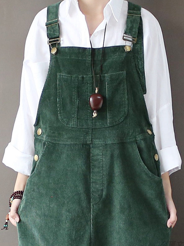 Front Pocket Overall Dungarees for Women