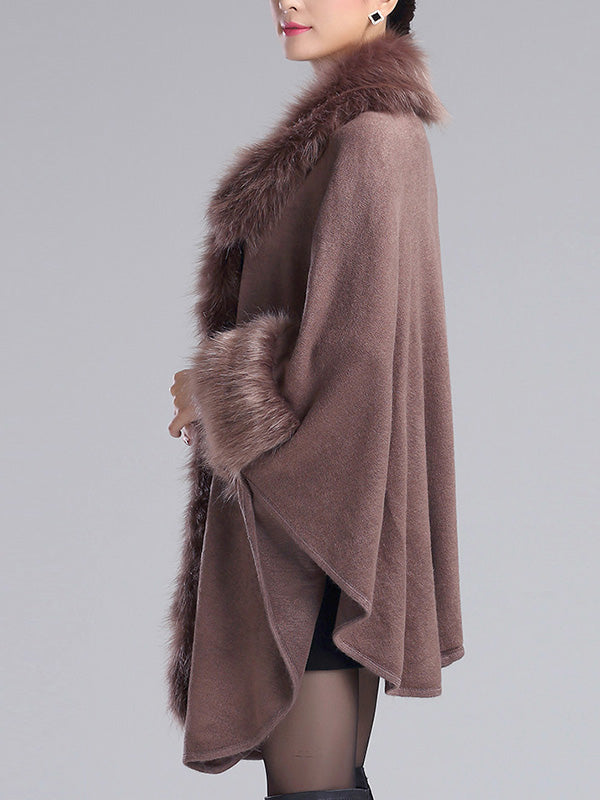 Vintage mate guro poncho plus taille de cape cardigan