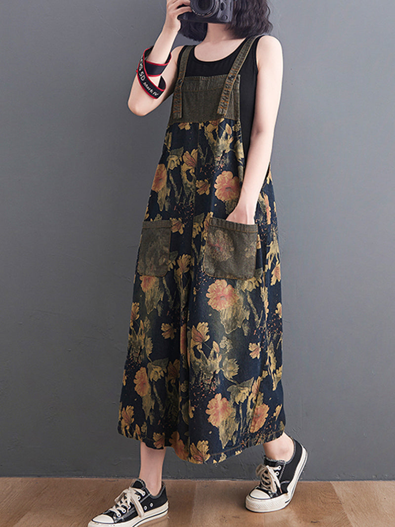 Adjustable Denim Dungaree